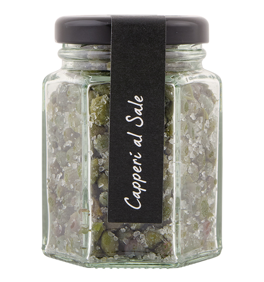 Kapern aus Lipari in Meersalz